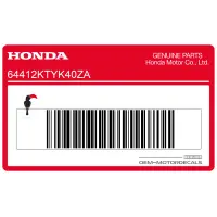 HONDA Bandeau de carénage central, côté gauche 64412-KTY-K40ZA