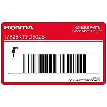 Naklejka na zbiornik, lewa strona