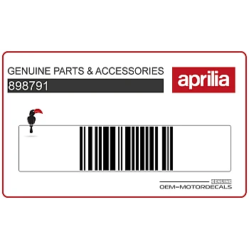 Naklejka na przednią owiewkę (czasza), lewa strona