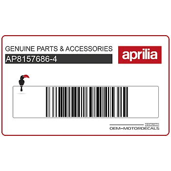 Adesivo pannello laterale, lato sinistro