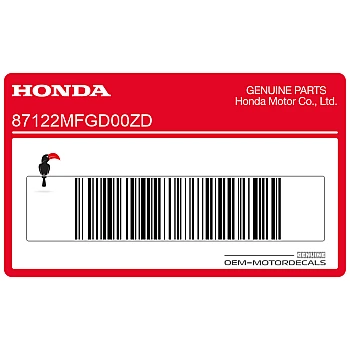 Naklejka na zbiornik, lewa strona