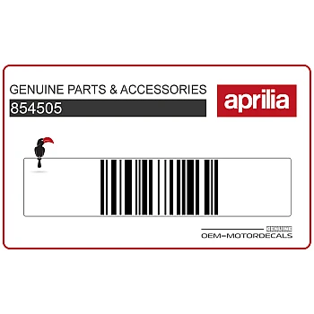 Autocollant carénage arrière queue, côté droit