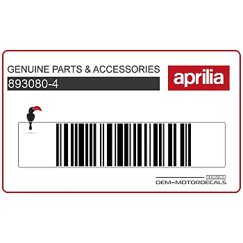 Adesivo carena anteriore superiore, lato sinistro