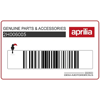 Naklejka na tylną owiewkę / zadupek, prawa strona