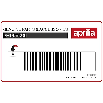 Naklejka na tylną owiewkę / zadupek, lewa strona