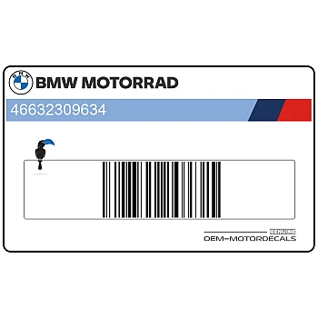 Side cowling decal, right side