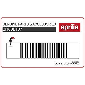 Pegatina para carenado frontal, lado izquierdo