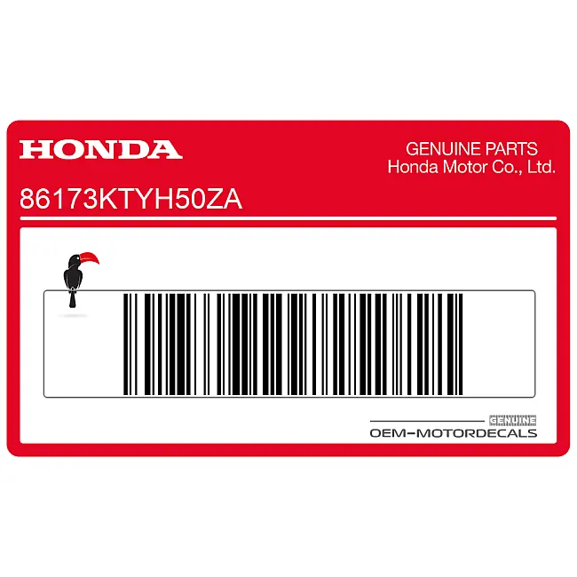 Striscia Serbatoio Honda CBR125R lato destro Originale 86173KTYH50ZA