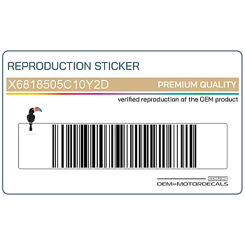 Emblema para carenado frontal