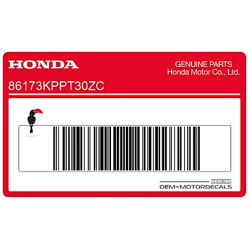 Fuel tank stripe, right side