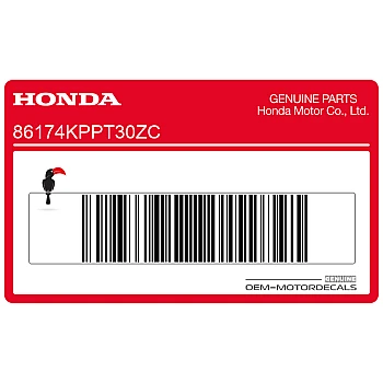 Fuel tank CBR125R stripe, left side