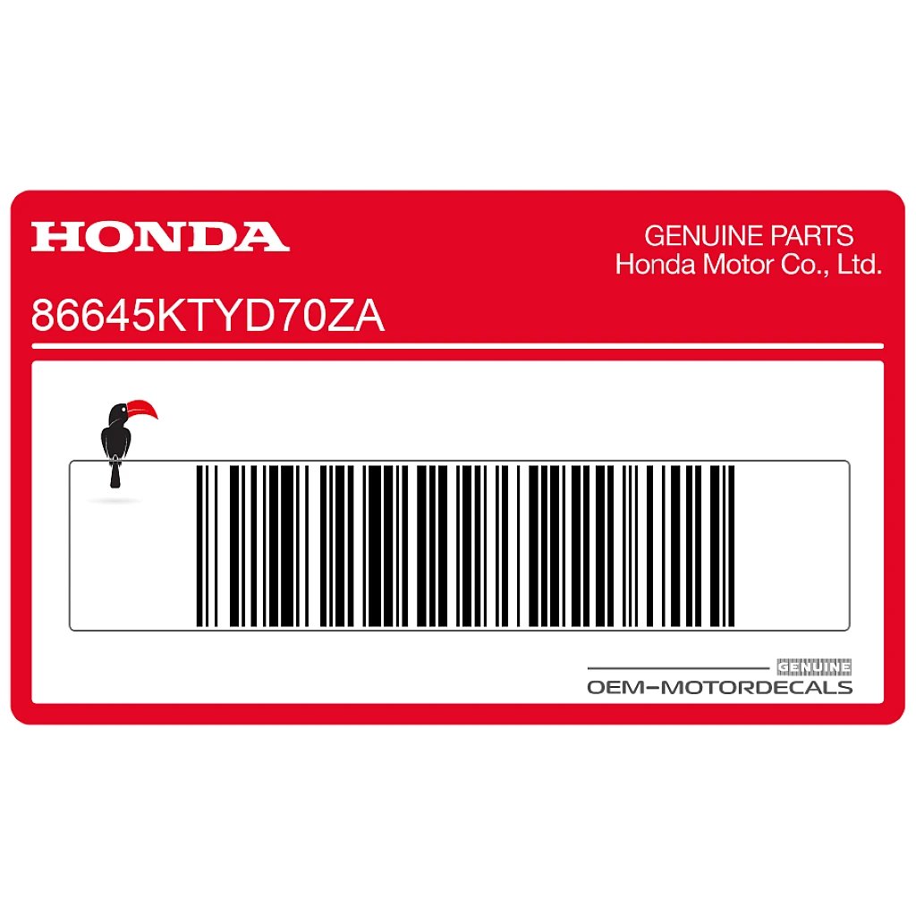 Honda-86645KTYD70ZA Honda-86645KTYD70ZA