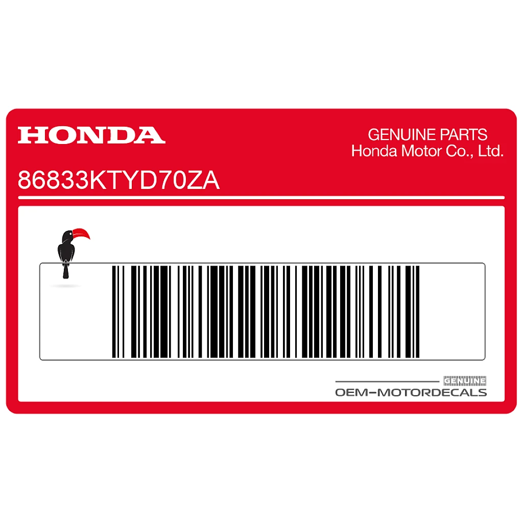 Honda-86833KTYD70ZA Honda-86833KTYD70ZA