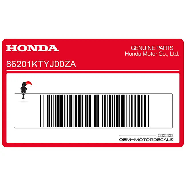 Honda CBR125R Carénage Droit Emblème Logo Honda Wing Côté Droit Véritable OEM 86201KTYJ00ZA