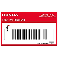 Naklejka na osłonę boczną, prawa strona