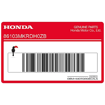 Belly pan decal, right side