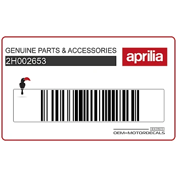Adesivo pannello laterale, lato sinistro