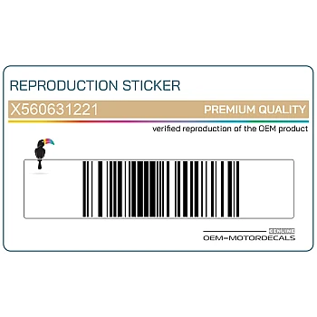 Naklejka na zbiornik, lewa strona