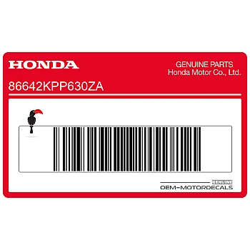 Bovenkuip sticker, linkerkant