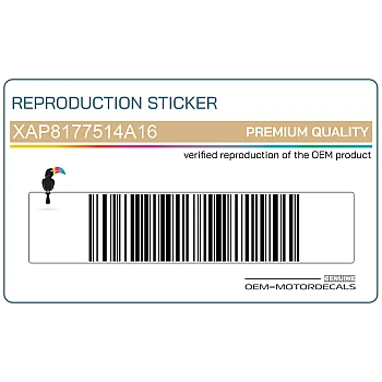 Aufklebersatz für Heckfender