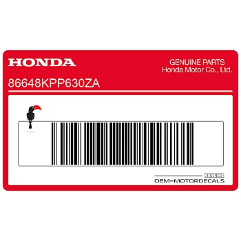 Zijpaneel sticker, linkerkant