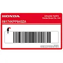 Fuel tank CBR125R stripe, left side