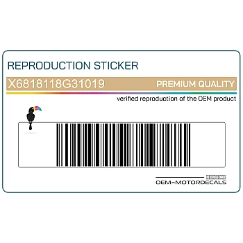 Pegatina para panel lateral, lado derecho