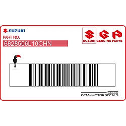 Autocollant de couverture de réservoir, côté gauche