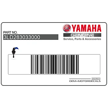 Side cowling decals set, right side