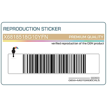 Autocollant de panneau latéral, côté droit