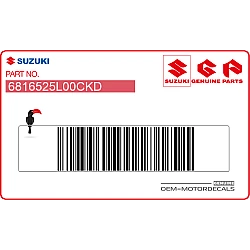 Pegatina para guardabarros delantero, lado izquierdo