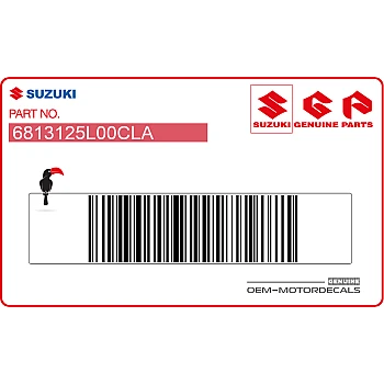 Tail cowl decal, right side