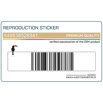 Naklejka na zbiornik, lewa strona