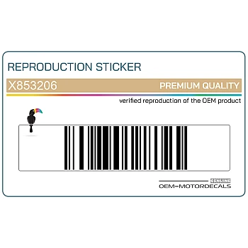 Heckverkleidung Aufkleber, Rechte Seite