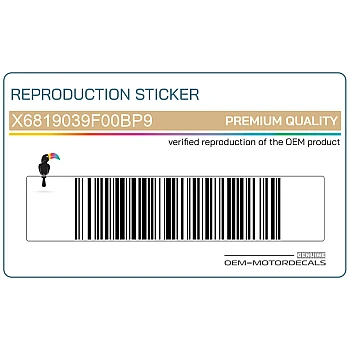 Juego de pegatinas para panel lateral , lado izquierdo