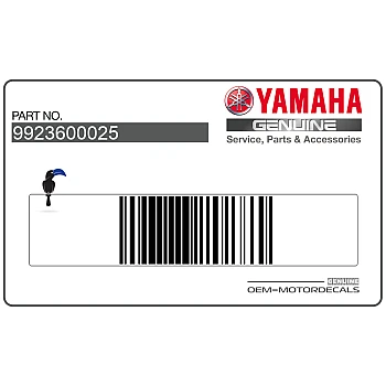 Pegatina para carenado frontal