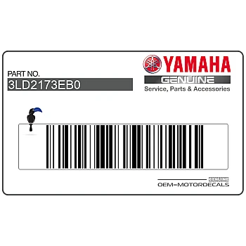 Kontpaneel sticker, linkerkant