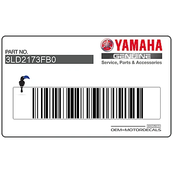 Kontpaneel sticker, rechterkant