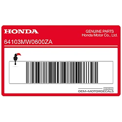 Bovenkuip sticker, rechterkant