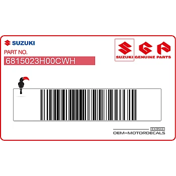 Voorspatbord stickerset