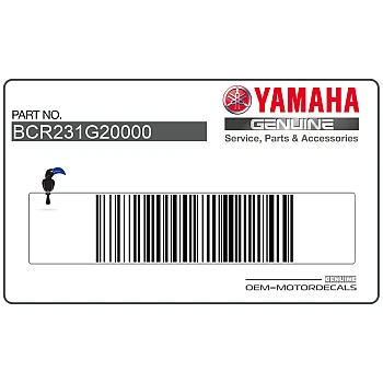 Pegatina, lado derecho