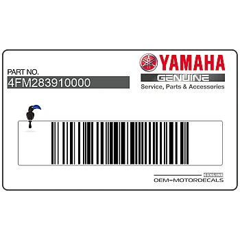 Bovenkuip sticker, linkerkant