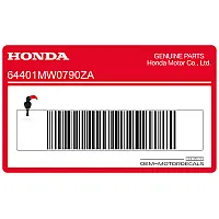 HONDA Gráfico de carenado inferior CBR900RR 64401-MW0-790ZA