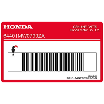 Belly pan decal