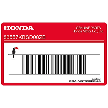 Belly pan decal, right side
