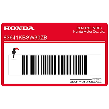 Naklejka na osłonę boczną, lewa strona