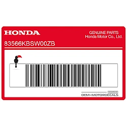 Bugverkleidung Aufkleber, Linke Seite