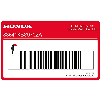 Naklejka na osłonę boczną, prawa strona