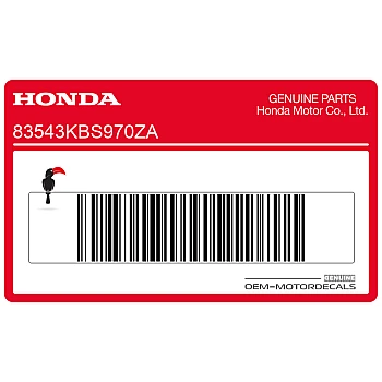 Naklejka na osłonę boczną, prawa strona