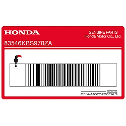 Naklejka na dolną owiewkę, pług